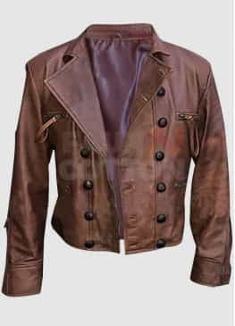 AQUAMAN JASON MOMOA BROWN JACKET